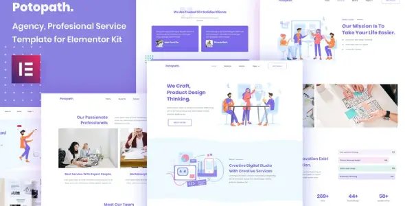 Potopath – Digital Agency Elementor Template Kit